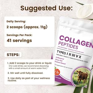 Özel etiket çok kollajen hidrolize toz C vitamini ile cilt saç tırnak sağlık için mükemmel - Product Image 6