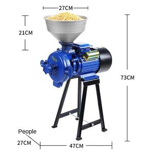 Machines de meulage mobiles de Miller Sensoning de poudre de grain, mini machine de meulage portative de moulin de maïs d'épices - Product Image 5