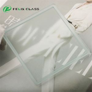 Felix Glass - Manufacturer Led <b>Light</b> Customized Tempered Rectangle Textured Glass With <b>Step</b> Edge - Product Image 2