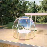 Dôme de haute qualité chez l'habitant Restaurant extérieur étanche Maison à bulles de luxe Hôtel Maison modulaire préfabriquée en dôme étoilé