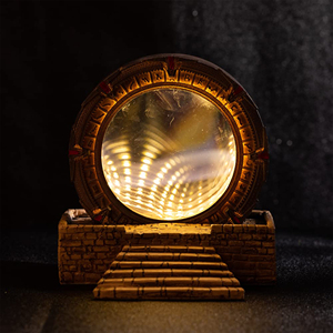 Lampe de nuit 3D Stargate Atlantis en résine, lampe de nuit LED créative, ornements de bureau, décoration créative pour la chambre à coucher, cadeau pour la maison - Product Image 4