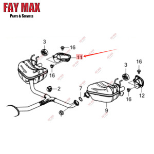 Faymax Autopart Body Parts Reemplazo del tubo de escape 18310-3Y0-H01 para <span class=keywords><strong>Honda</strong></span> <span class=keywords><strong>ZRV</strong></span> HRV 2023-2025 18320-3Y0-H01 - Product Image 2