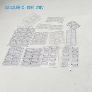 OEM工場カスタムメイド使い捨てタブレットピルブリスター包装10キャビティPVCカプセルトレイ長方形ホットセールパッケージ中国 - Product Image 1