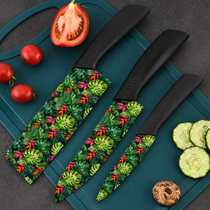 Couteau de chef en céramique professionnel, 3 ensembles, manches en plastique, compatible lave-vaisselle, utilisation en cuisine commerciale, prix d'usine, livraison gratuite - Product Image 1