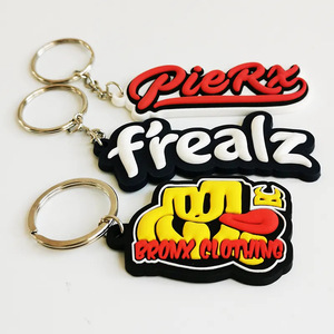 Customized Your Own Logo Soft Pvc Key Chains 2D <b>Custom</b> Logo Keychains Rubber 3D Pvc <b>Keychain</b> - Product Image 5