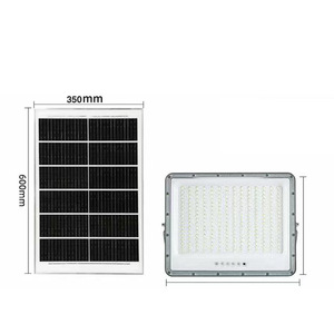 Projecteur solaire LED 12V, corps en aluminium, étanche, éclairage extérieur pour jardin avec télécommande - Product Image 4