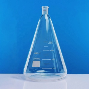 Phòng thí nghiệm thủy tinh 24/40 45/50 mặt đất Doanh 5000 ml Boro Kính erlenmeyer Flask - Product Image 1