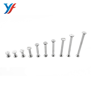 Vis à tête fraisée Chicago M4/M5, vis intermédiaires, attaches mâles et femelles durables, plastique, aluminium, nickel, acier inoxydable, laiton, métrique, argent - Product Image 3