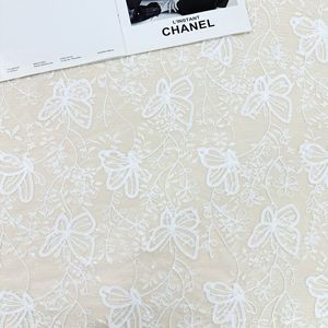 Encaje Bordado Floral 3D en Espiral con Lentejuelas, Hilo <span class=keywords><strong>de</strong></span> Algodón Premium para Vestidos <span class=keywords><strong>de</strong></span> Novia y <span class=keywords><strong>de</strong></span> Noche, Venta al Por Mayor - Product Image 5