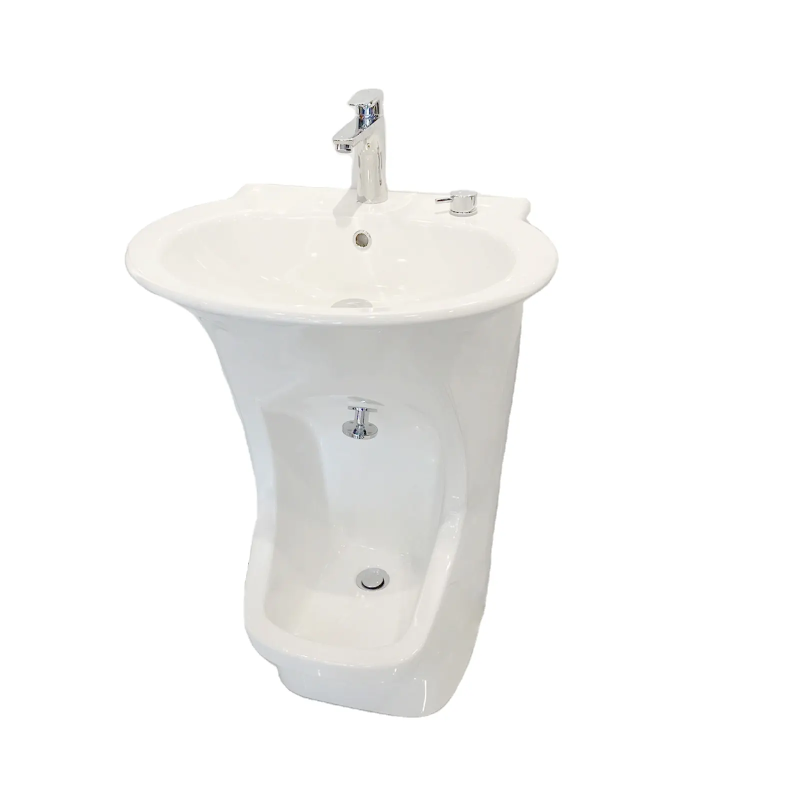 Prodotti musulmani Wudu Mate Wash Feet lavabo da bagno lavabo in ceramica lavabo anziani minimalista bianco speciale Chaozhou 9L