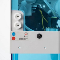 Vente chaude sur le marché du Moyen-Orient, purificateur d'eau Aqua Smart RO, armoire, système RO 6 étages 75 GPD avec ultraviolets