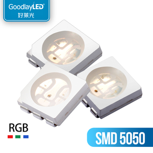 1000PCS 505050rgb SMD LED Đèn hạt 0.2W 20mA plcc6 màu đỏ màu xanh lá cây đầy đủ màu sắc nổi bật diode phát sáng 0.2W 20mA plcc6 Màu Đỏ - Product Image 5