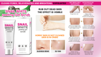 Gommage Visage Roushun Snail White Gel Exfoliant Effet Blanchissant Hydratant pour la Peau 100ml Marque Privée Personnalisable