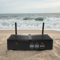 Eglobal 2025 Mini PC sin ventilador Intel Core Pantalla dual (+ VGA HD) 128GB DDR4 1TB Barebone Computadora Dual Core Nuevo US JP