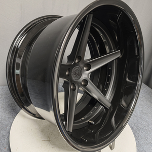 Nouvelles jantes en alliage forgé Viaol 4 pièces, finition satin noir, design concave 30 mm, déport profond, 5x114.3 5x120 C7 C8 RS6 RS7 pour voiture et remorque - Product Image 2
