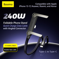 Câble de charge rapide pour téléphone - 90 °   Support de jeu pour coude, pour charger pendant la lecture, support rotatif intégré, compatibilité universelle