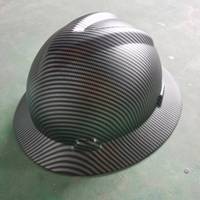 Casque de sécurité non fendu à bord complet avec suspension à 6 points et protection contre les chocs
