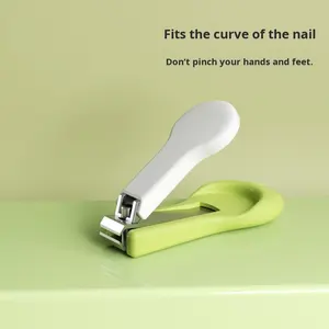 Ensemble de coupe-ongles pour bébés Feiya modèle 3-116 en plastique ABS et acier inoxydable, sécurisé, écologique, anti-pincement, pour la viande et les ongles - Product Image 4