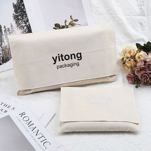 Enveloppe en coton <span class=keywords><strong>Martin</strong></span> de haute qualité Livre Emballage cadeau Sac à poussière Logo personnalisé Enveloppe Rabat Sac à main Pochette à poussière en coton - Product Image 6