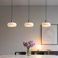 Lustre en albâtre DGLUX, luminaire suspendu linéaire moderne, 3-4 lumières LED, lampe suspendue pour salle à manger, lampe suspendue pour îlot de cuisine