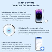 Etiqueta de baliza inteligente de bajo consumo BLE 4.0, chip Bluetooth pequeño, dispositivo iBeacon