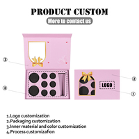 Ensemble cosmétique personnalisé en gros pour la Saint-Valentin, marque privée, végan, DIY, fard à paupières, blush, contour, maquillage, coffret cadeau