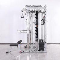 Professionnel Smith Squat Rack Cage Combo pour la maison Gym Musculation Banc Presse Pull Up Exercice