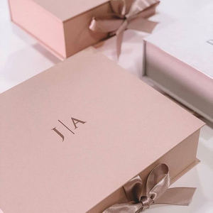 Custom Corrugated Cardboard Handbag Packaging <b>Box</b> with Ribbon Wholesale Underwear Shoe Clothing Paper <b>Box</b> - Product Image 5