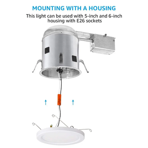 ETL được liệt kê lumen cao chiếu sáng trong nhà cấu hình thấp ánh sáng Trần 5in 7in 9in 11in 3cct điều chỉnh Slim Led đĩa LED bảng điều chỉnh ánh sáng - Product Image 5