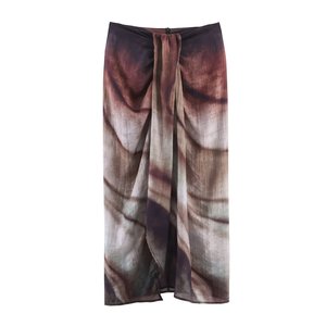 Gonna a Fascia Floreale con Fiocco Personalizzata Stampa Primavera 2026 per Donna, OEM/ODM da Fabbrica di Abbigliamento Cinese, Gonne Casual Vintage - Product Image 4