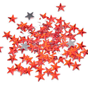 JUNAO <span class=keywords><strong>8</strong></span> 10 12 14mm 비 핫픽스 아크릴 크리스탈 스톤 DIY 공예에 대한 멋진 별 모양 플랫 백 모조 다이아몬드 - Product Image 4