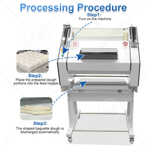 Máquina Automática ORME para Formar Baguettes Pequeñas, Máquina Moldeadora de Masa para Hot Dogs - Product Image 3