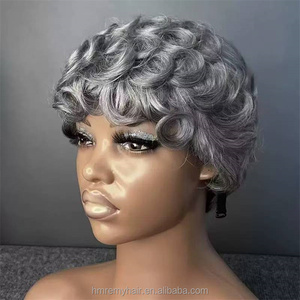 <span class=keywords><strong>ผม</strong></span>เรมี่บราซิลสำหรับวิก<span class=keywords><strong>ผม</strong></span>สีบลอนด์นางฟ้าสำหรับผู้หญิง613 # ธรรมชาติมองสั้นสำหรับวิกตัดนางฟ้า machihen ขาวทำ - Product Image 3