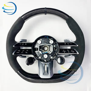 พวงมาลัยคาร์บอนไฟเบอร์สำหรับรถเมอร์เซเดสเบนซ์ <span class=keywords><strong>AMG</strong></span> V/E Class W447 GLC X253 300 63s W212 W213 GLA GLB C118 GLS C257 GLE W167 - Product Image 4