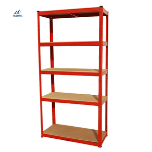 Étagères métalliques sans boulons faciles à assembler avec panneau <span class=keywords><strong>en</strong></span> <span class=keywords><strong>bois</strong></span>, étagères réglables, étagères de rangement pour <span class=keywords><strong>garage</strong></span>, maison - Product Image 6