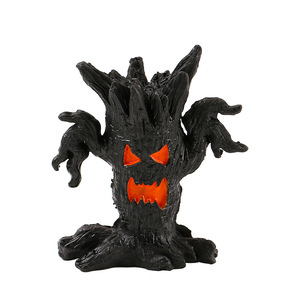Halloween Tree <b>Spirit</b> Miniature Resin Ornaments Set Of 4 Indoor Decorations For Halloween - Product Image 5