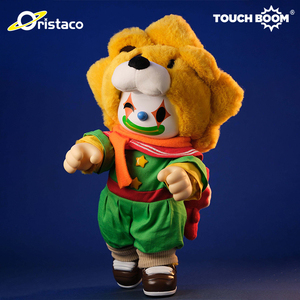 Caosweet Star Messenger orso 35cm fatto a mano Super morbido peluche geniale serie <span class=keywords><strong>folle</strong></span> maschera magnetica barba pipa zaino occhiali - Product Image 3