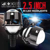 Haute Puissance Bi Led 2.5 Pouces 110W 12000lm Lampe De Couleur Blanche avec Ventilateur De Refroidissement H7 Projecteurs Led Phares Laser Bi Led Projecteur