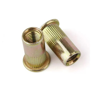 Chất lượng cao M4 M5 M6 M8 M10 <span class=keywords><strong>M12</strong></span> thép carbon Đầu phẳng Nhúng Ren đinh tán hạt vàng kẽm countersunk đinh tán hạt - Product Image 6