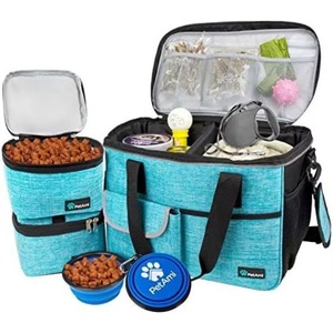 Free Sample Pet Travel Backpack Suitable for Dog <b>Food</b> Travel Bag Multi-functional Pocket Suitable for Dog and <b>Cat</b> - Product Image 3