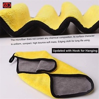 Serviette de séchage pour voiture en microfibre de haute qualité, écologique, super absorbante, 30x40 cm, pour le detailing et les accessoires automobiles