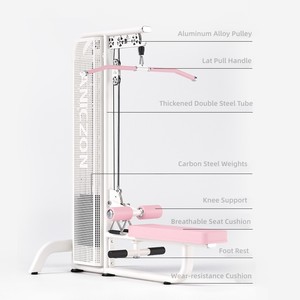 Professional Gym Equipment for Women LAT <strong>Pulldown</strong> <strong>Machine</strong> with Pulley Cable Attachment and <strong>Seat</strong> - Product Image 3