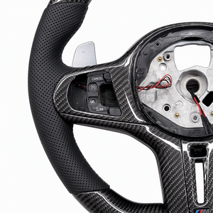 Volante Deportivo de Cuero para BMW <span class=keywords><strong>M</strong></span> Sports F05 F06 F30 F32 F10 F32 F20 F15 F25 E71 E90 E92 M3 M5 M6, Accesorios para Automóviles - Product Image 6