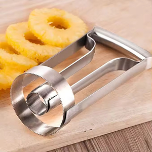 Cuchillo recolector de piñas de acero inoxidable al por mayor, pelador de ojos, descorazonador de piñas, pelador de piñas, cuchillo cortador, cuchillo descorazonador - Product Image 4