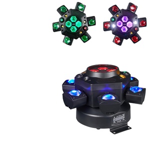 Nuevo Proyector de Luces Hengyu 2026, Seis Brazos, Efecto Ojo de Abeja, RGBW, Láser, Multipatrón, DMX512, Sonido, Control Remoto, Funcionamiento Automático, para Discotecas, KTV, Bares, Eventos - Product Image 6