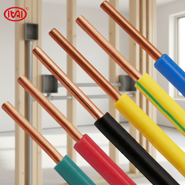 450/750V 10mm2 Solid Copper Core PVC Insulation Electrical Wire for Industrial & Construction Projects