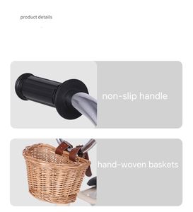 Vélo à 3 roues pour enfants, 2-6 ans, avec roues EVA larges, anti-basculement, alternative au scooter, tricycle pour bébé - Vente flash - Product Image 3