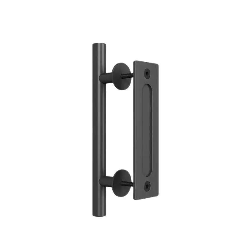 Modern Round Tube Carbon Steel Door Handles Best Feedback For Apartments Hotels Warehouses Use For Windows