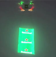 Écran LED volant pour drone, affichage extérieur, bannière publicitaire pour événements, concerts, expositions, publicité aérienne