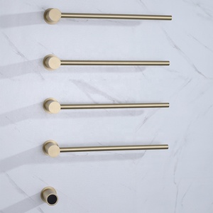 Sèche-serviettes électrique moderne à style dissimulé, 5 barres chauffantes, avec étagère en <span class=keywords><strong>verre</strong></span>, en acier, pour une assurance qualité - Product Image 3